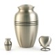 Classic Pewter Metal Urn