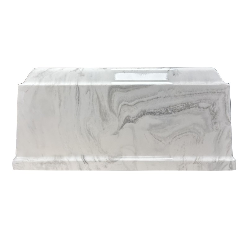 Cultured Marble Companion Urn Black