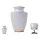 Trinity Pearl Metal Urn