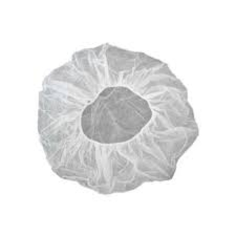 Bouffant  Cap, White 
