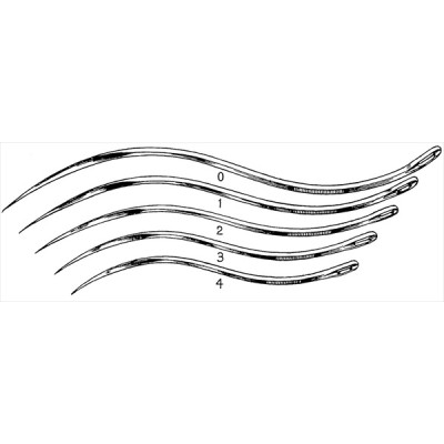 Suture Needles PM Double Curved  