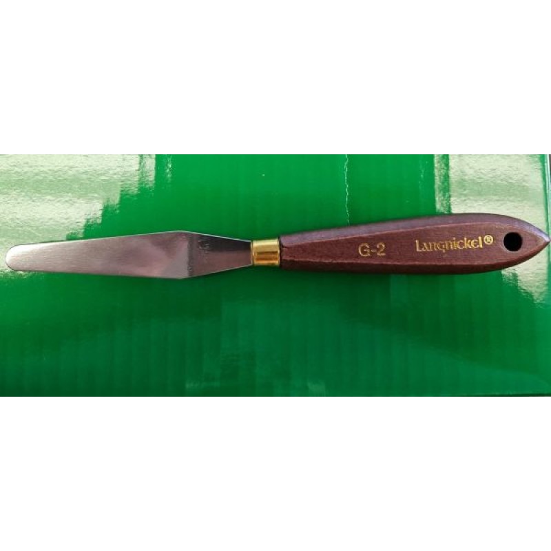 Spatula Wooden Handle 85mm Blade 