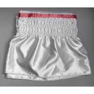 White Polysatin Valance 