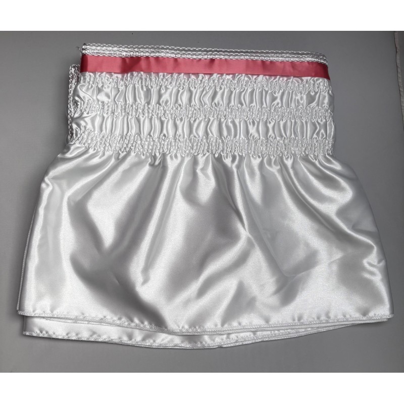 White Polysatin Valance 