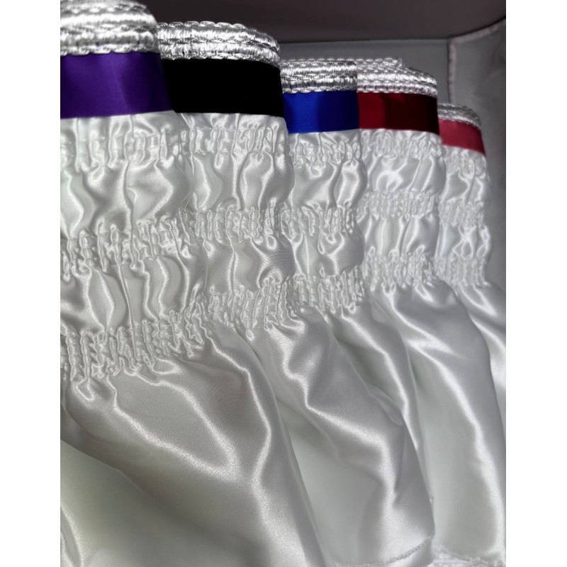 White Polysatin Valance 