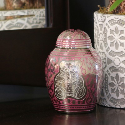 Baby Bear Brass Urn 