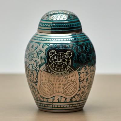 Baby Bear Brass Urn 