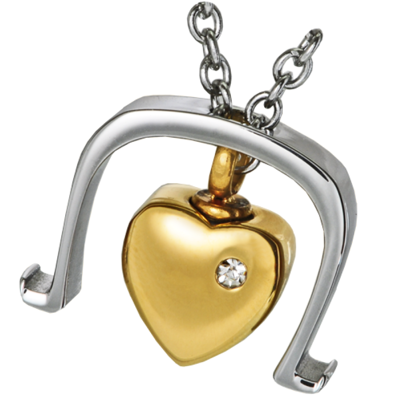 Golden Luck Heart