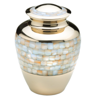 Mother of Pearl Portion Urn