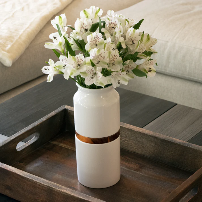 Fiori Vase White