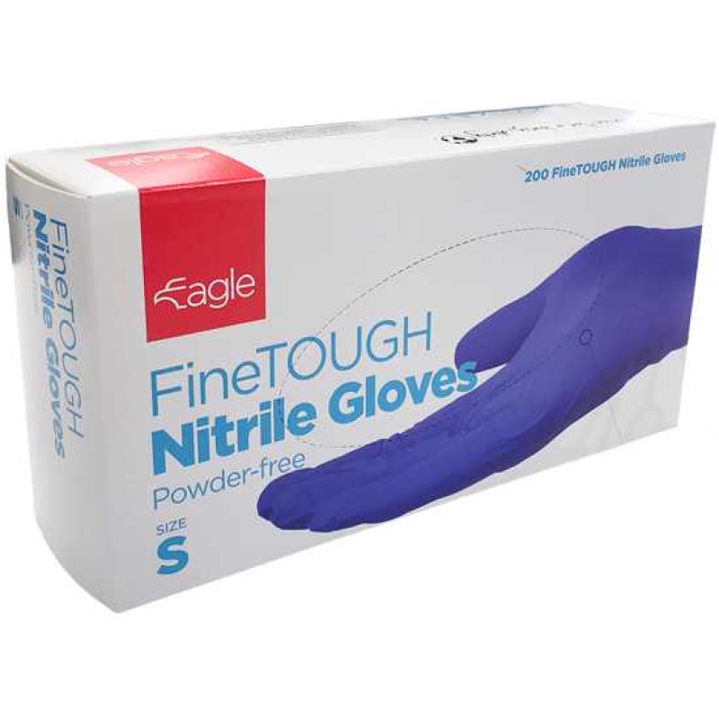 Nitrile Long Cuff Gloves Blue