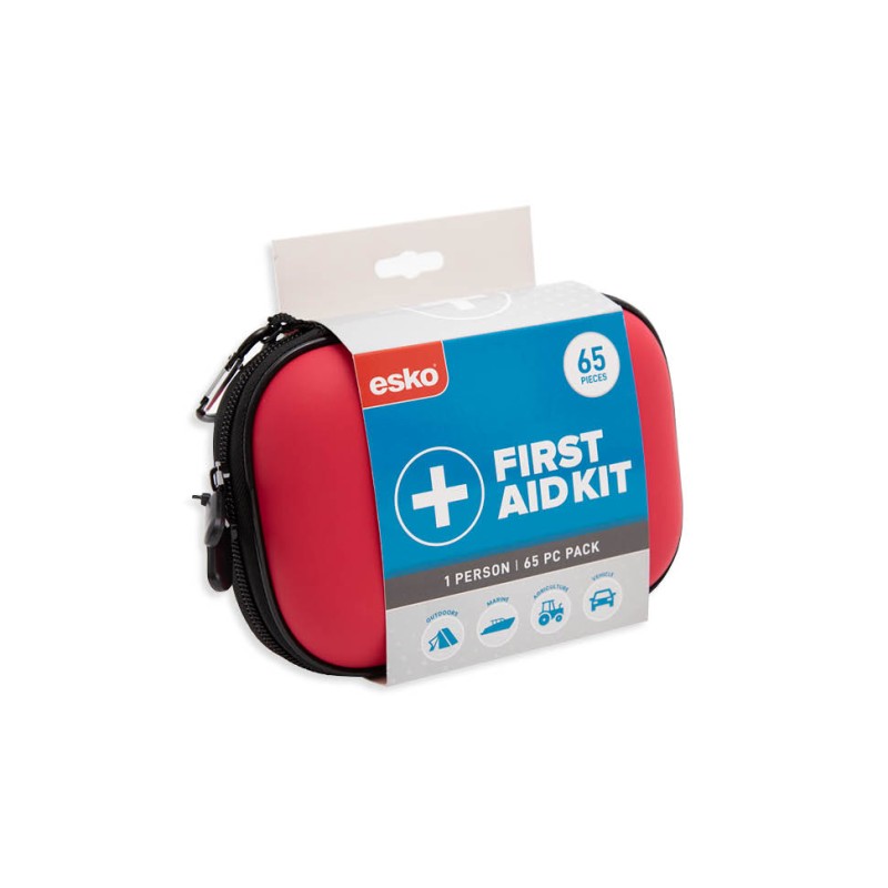 First Aid Kit  1-6 Person, 85pc,Fabric Case with Handle