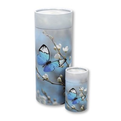 Butterfly and cherry Blossom  scatter tube