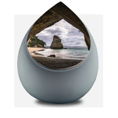 Cathedral Cove Drop Adult Urn