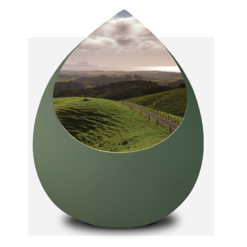 Farm Drop Adult Urn