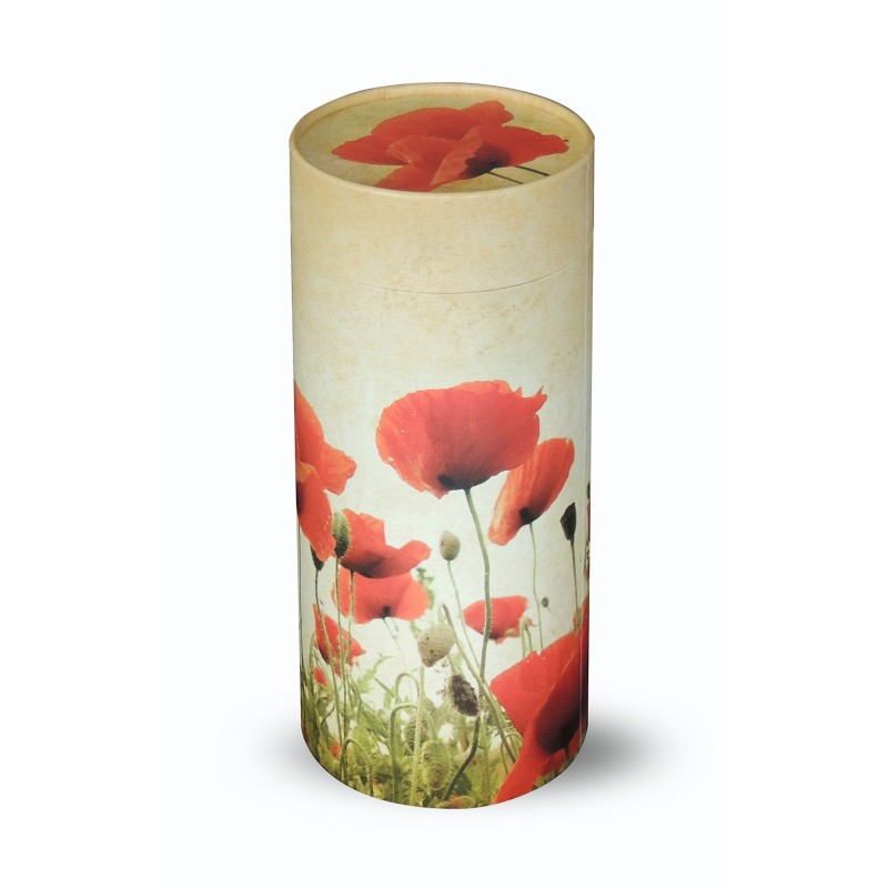Large Scatter Tube Poppy Field