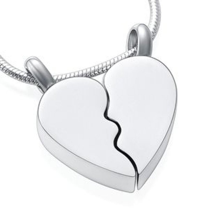 Broken Heart Stainless Steel Pendant