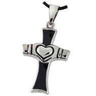 Claddagh Cross - Stainless Steel