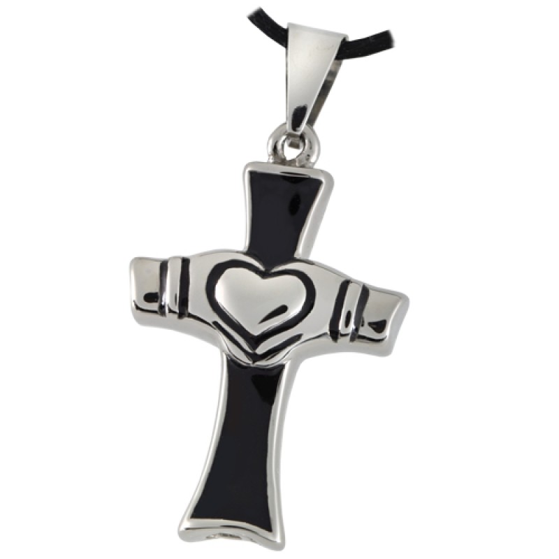 Claddagh Cross - Stainless Steel