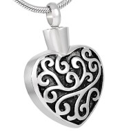 Whispering Heart Stainless Steel Pendant