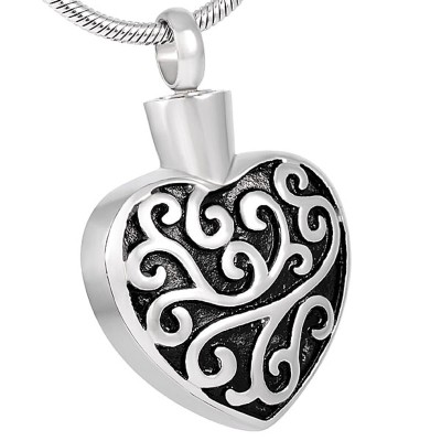 Whispering Heart Stainless Steel Pendant