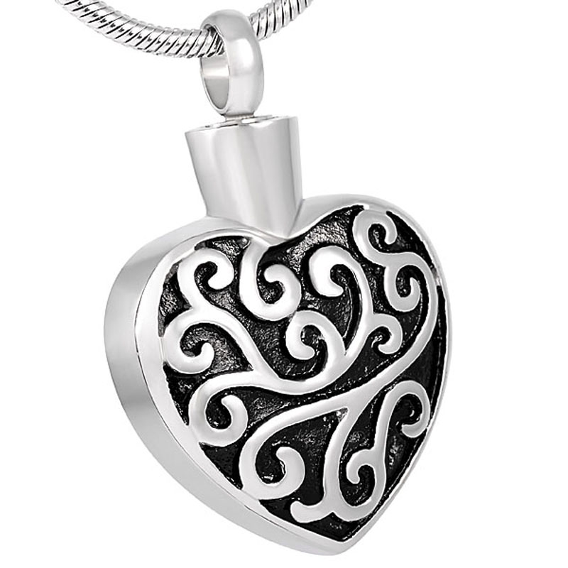 Whispering Heart Stainless Steel Pendant