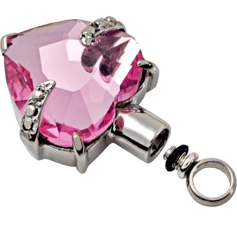 Loyal Pink Heart - Stainless Steel