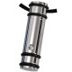 Striped Cylinder Pendant with Crystal