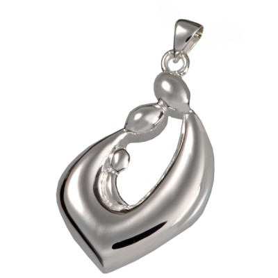 Family Embrace Teardrop Pendant