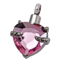 Loyal Pink Heart - Stainless Steel