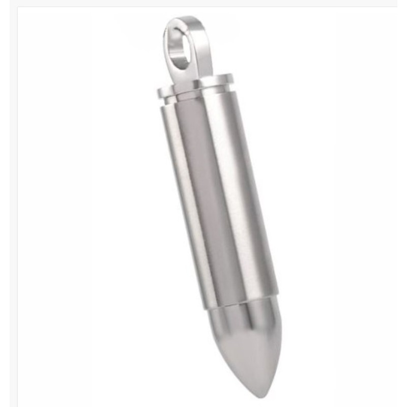 Bullet Pendant Stainless Steel