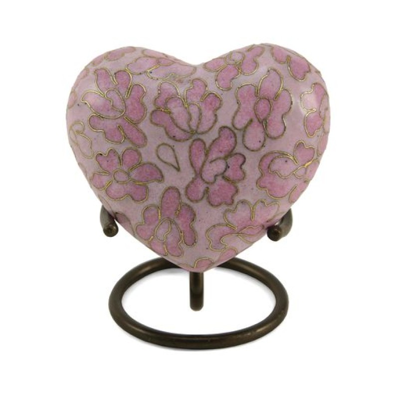 Cloisonne Etienne Rose  Heart