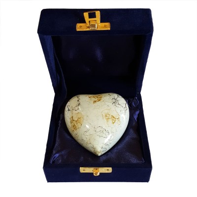 Glenwood White Marble Heart