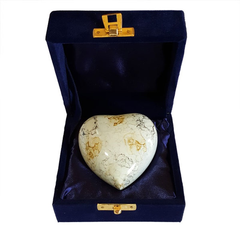 Glenwood White Marble Heart
