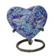 Cloisonne Butterfly Heart