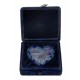 Cloisonne Butterfly Heart