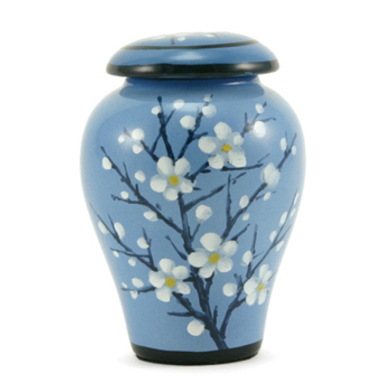 Plum Blossom Keepsake with Velvet bag