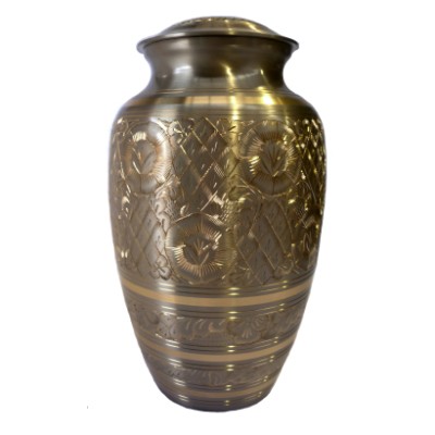 Classic Platinum Metal Urn
