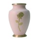 Aria Rose Metal Urn, Pink