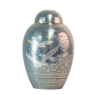 Brass Going Home Metal Urn