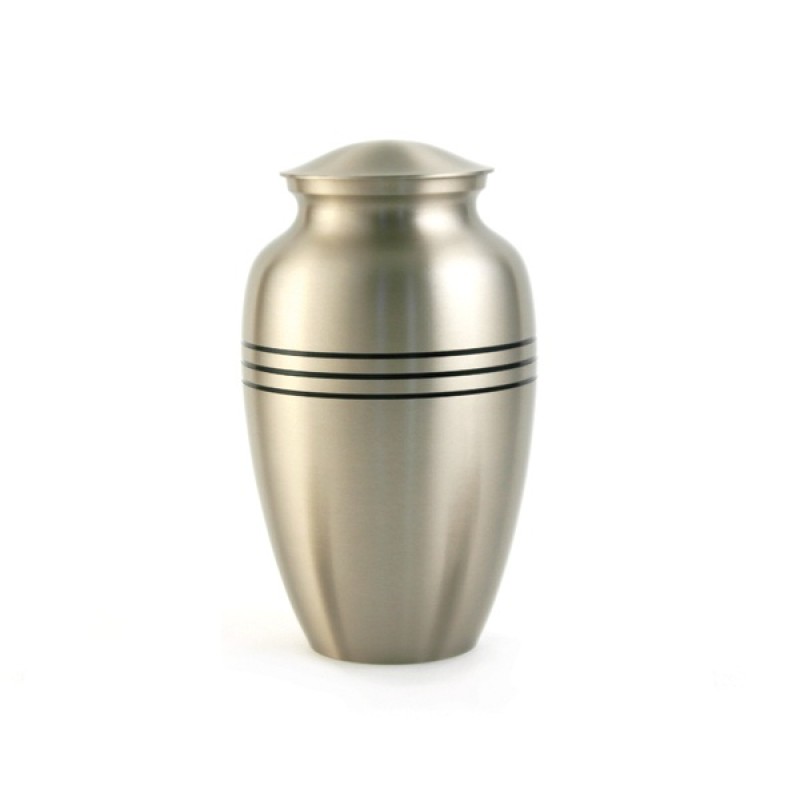 Classic Pewter Metal Urn