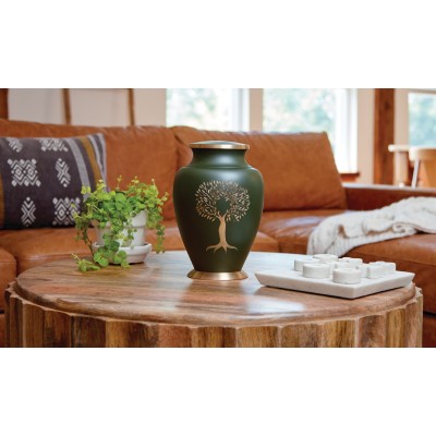 Aria Tree of Life Metal Urn
