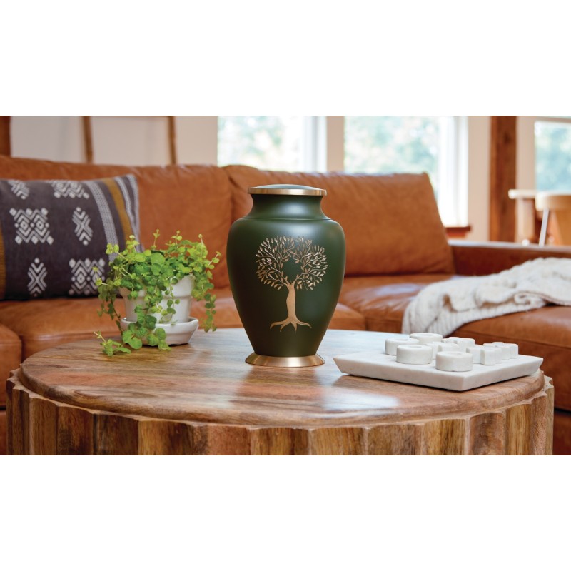 Aria Tree of Life Metal Urn