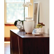 Trinity Pearl Metal Urn