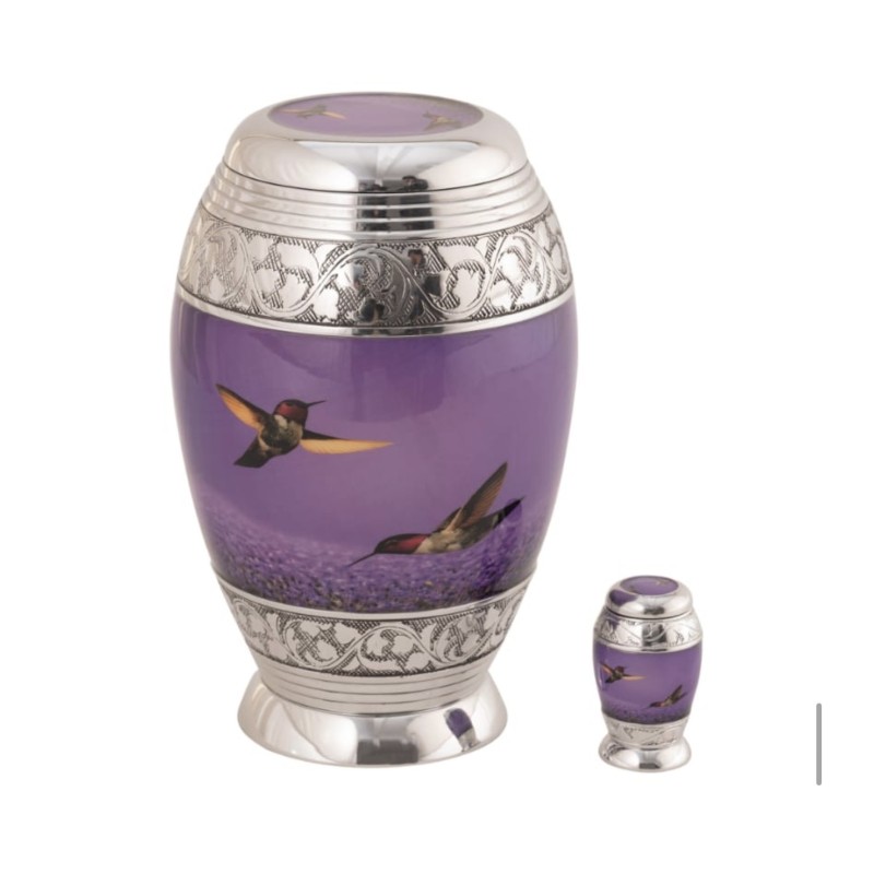 Nirvana Hummingbirds Keepsake Urn